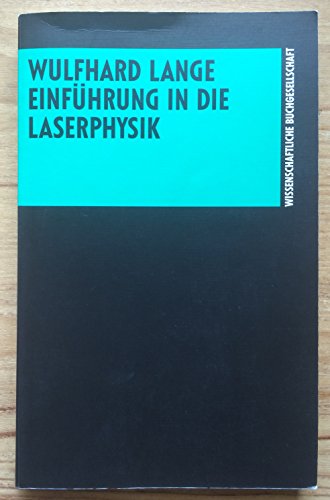 9783534068357: Einfhrung in die Laserphysik