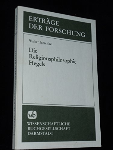 Stock image for Die Religionsphilosophie Hegels for sale by medimops