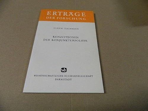 9783534071685: Konzeptionen der Konjunkturpolitik (Erträge der Forschung ; Bd. 39) (German Edition)