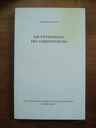 Die Entstehung des Christentums