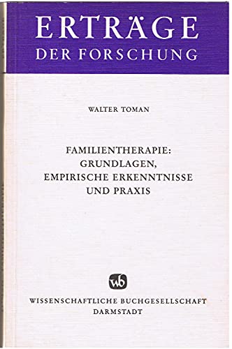 Stock image for Familientherapie: Grundlagen, empirische Erkenntnisse und Praxis for sale by medimops