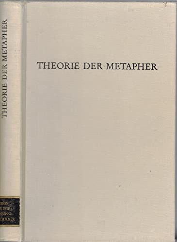 Theorie der Metapher. Wege der Forschung ; Bd. 389 - Haverkamp, Anselm