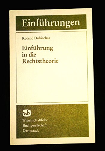 9783534084166: Einfhrung in die Rechtstheorie