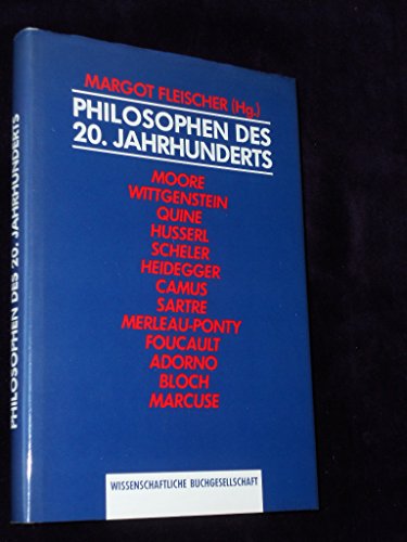 Stock image for Philosophen des 20. Jahrhundert for sale by Antiquariat Walter Nowak