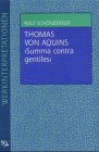 Beispielbild fr Thomas von Aquins Summa contra gentiles zum Verkauf von medimops