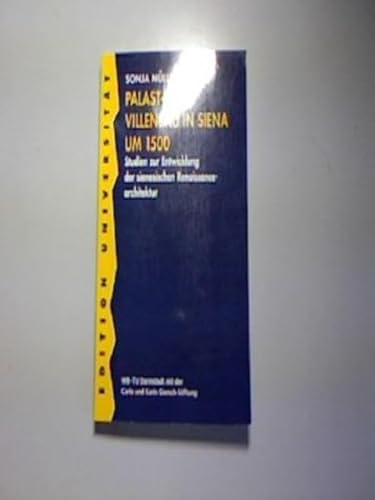 9783534143221: Palast- und Villenbau in Siena um 1500: Studien zur Entwicklung der sienesischen Renaissance-Kultur