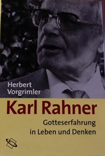 Beispielbild fr Karl Rahner. zum Verkauf von medimops
