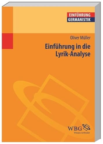 Imagen de archivo de Einfhrung in die Lyrik-Analyse a la venta por medimops