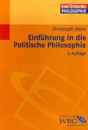 Stock image for Einfhrung in die politische Philosophie for sale by medimops