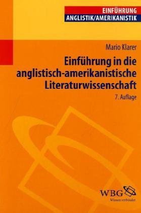 Imagen de archivo de Einfhrung in die anglistisch-amerikanische Literaturwissenschaft a la venta por medimops