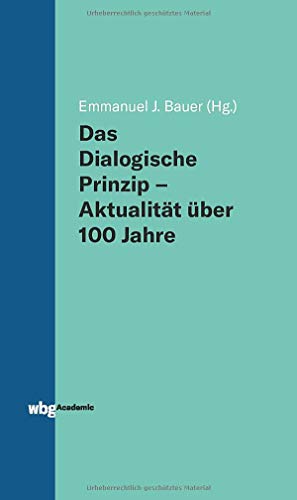 9783534400188: Das Dialogische Prinzip