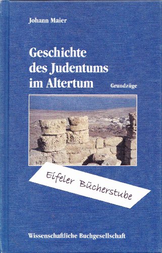 Beispielbild fr WB-Forum, Bd.33, Geschichte des Judentums im Altertum zum Verkauf von medimops