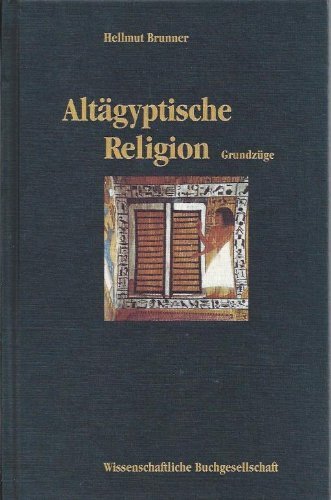 Imagen de archivo de Altgyptische Religion. Grundzge a la venta por medimops