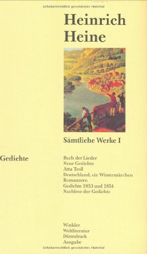 Sämtliche Werke Band 1: Gedichte - Heine, Heinrich