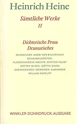 9783538051065: Dichterische Prosa / Dramatisches.