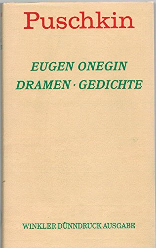 Beispielbild fr Eugen Onegin und andere Versdichtungen / Dramen und Gedichte zum Verkauf von medimops