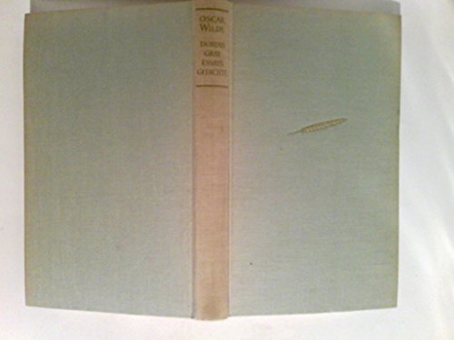 9783538052475: Das Bildnis des Dorian Gray. Essays. Gedichte - Oscar Wilde