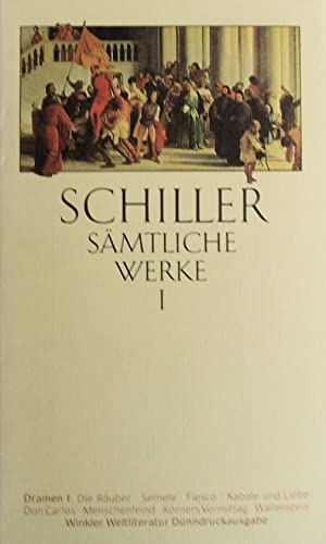 SÃ¤mtliche Werke, 5 Bde., Ln, Neuausg., Bd.1/1, Dramen (9783538053908) by Schiller, Friedrich Von; Koopmann, Helmut; Wiese, Benno Von