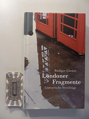 9783538071711: Londoner Fragmente. Literarische Streifzge