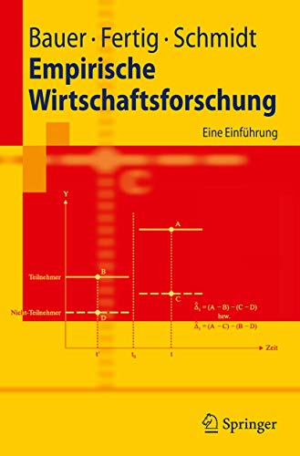 Empirische Wirtschaftsforschung: Eine EinfÃ¼hrung (Springer-Lehrbuch) (German Edition) (9783540000419) by Bauer, Thomas K. K.; Fertig, Michael; Schmidt, Christoph M.