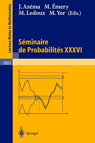 Stock image for Sminaire de Probabilits XXXVI. for sale by CSG Onlinebuch GMBH