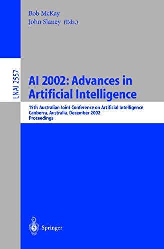 Stock image for AI 2002: Advances in Artificial Intelligence for sale by GuthrieBooks