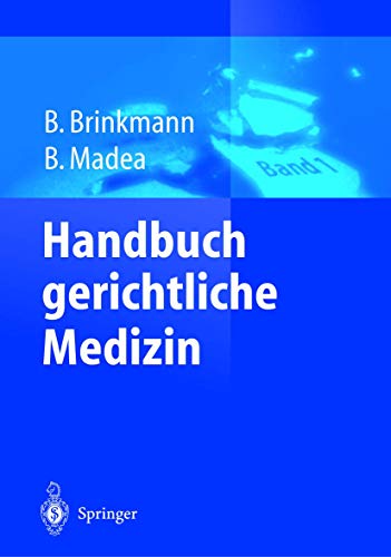 9783540002598: Handbuch gerichtliche Medizin: Band 1