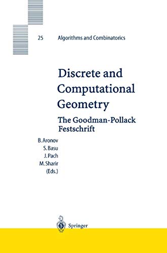 Immagine dell'editore per Discrete and Computational Geometry : The Goodman-Pollack Festschrift venduto da Buchpark