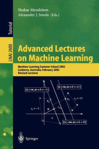 Beispielbild fr Advanced Lectures on Machine Learning. zum Verkauf von CSG Onlinebuch GMBH
