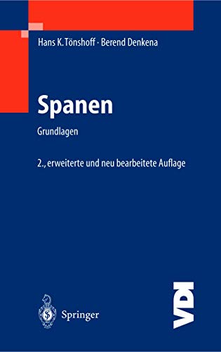 9783540005889: Spanen: Grundlagen (VDI-Buch)