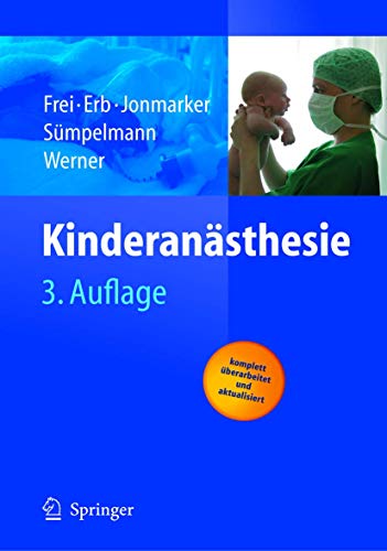 Beispielbild fr Kinderansthesie (German Edition) zum Verkauf von suspiratio - online bcherstube