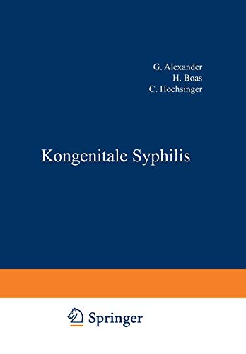 Beispielbild fr Kongenitale Syphilis (Handbuch der Haut- und Geschlechtskrankheiten) zum Verkauf von Reuseabook