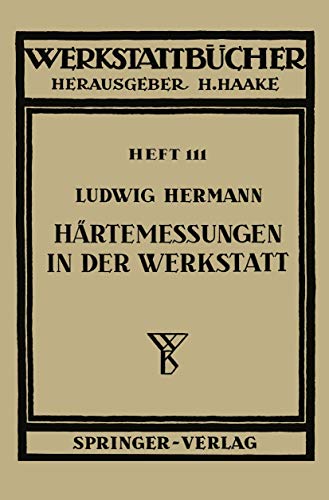 Stock image for Hartemessungen in der Werkstatt for sale by Chiron Media