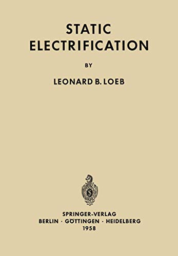 9783540023227: Static Electrification