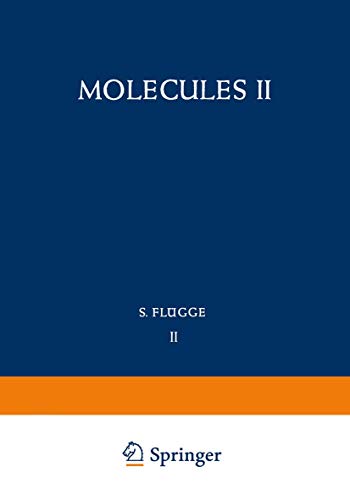 Imagen de archivo de Molecules II. Volume XXXVII/2. Encyclopedia of Physics a la venta por Zubal-Books, Since 1961