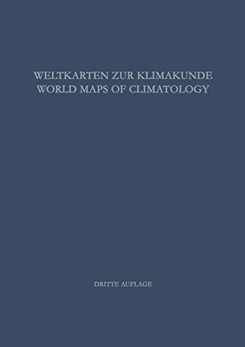 9783540036975: Weltkarten zur Klimakunde / World Maps of Climatology