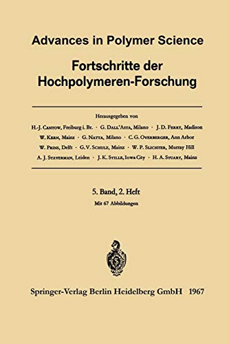 9783540037071: Advances in Polymer Science / Fortschritte Der Hochpolymeren-Forschung: 5/2