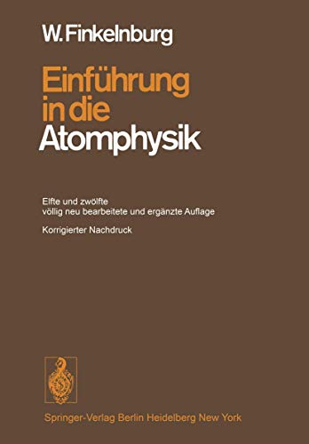 Beispielbild fr Einfhrung in die Atomphysik zum Verkauf von medimops