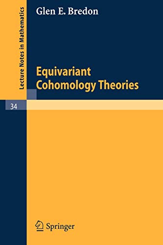 Beispielbild fr Equivariant Cohomology Theories zum Verkauf von Chiron Media