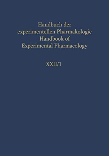 Imagen de archivo de Die Gestagene, Teil 1 [Handbuch der Experimentellen Pharmakologie, Band XXII/1 = Handbook of Experimental Pharmacology: New Series, Volume 22/1] a la venta por Tiber Books