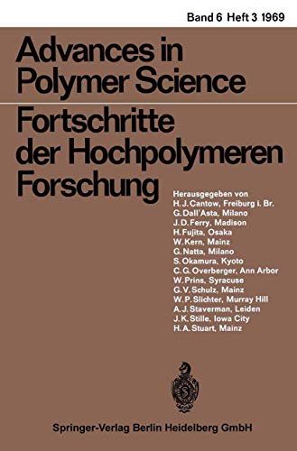 Beispielbild fr Fortschritte der Hochpolymeren-Forschung (Advances in Polymer Science, 6/3) zum Verkauf von Lucky's Textbooks