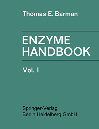 Beispielbild fr Enzyme Handbook zum Verkauf von Better World Books