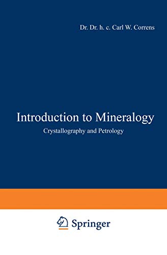 9783540044437: Introduction to Mineralogy: Crystallography and Petrology