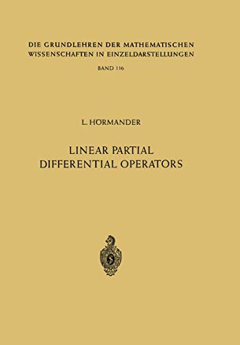 Imagen de archivo de Linear Partial Differential Operators a la venta por Better World Books