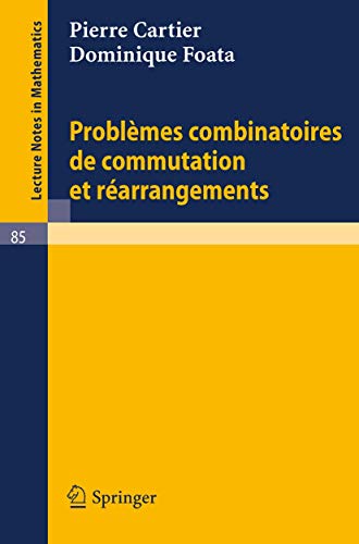 Stock image for Problmes combinatoires de commutation et rarrangements for sale by Ammareal
