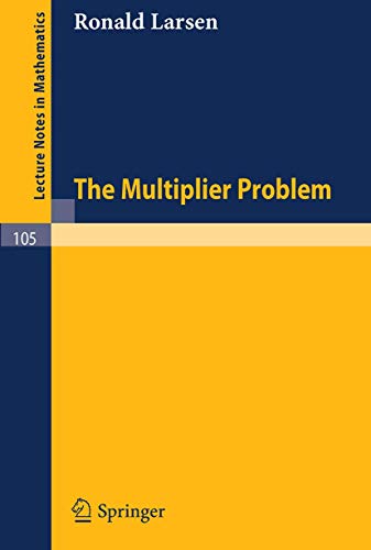 Imagen de archivo de The Multiplier Problem. a la venta por Chiron Media