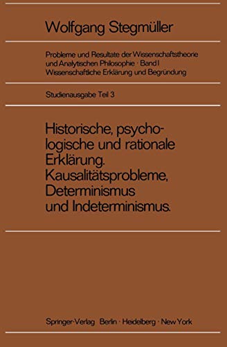 Probleme und Resultate der Wissenschaftstheorie und Analytischen Philosophie. Band 1: Wissenschaf...