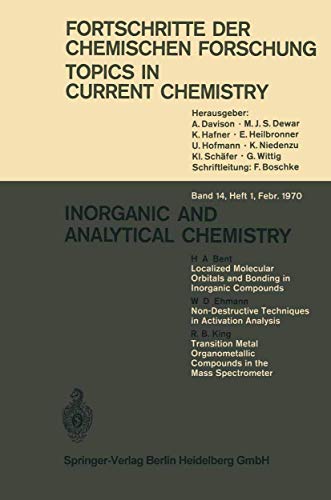 9783540048169: Inorganic and Analytical Chemistry: 14/1