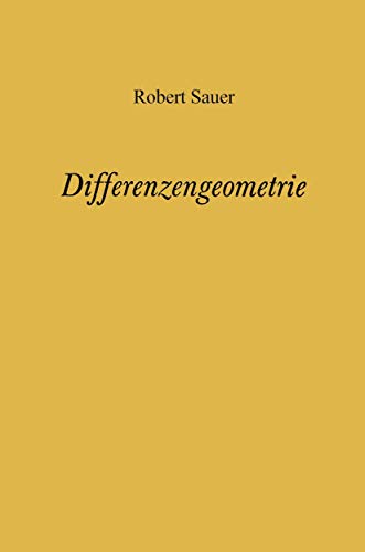 9783540050049: Differenzengeometrie