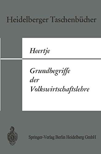 Stock image for Grundbegriffe der Volkswirtschaftslehre (German Edition) for sale by Zubal-Books, Since 1961